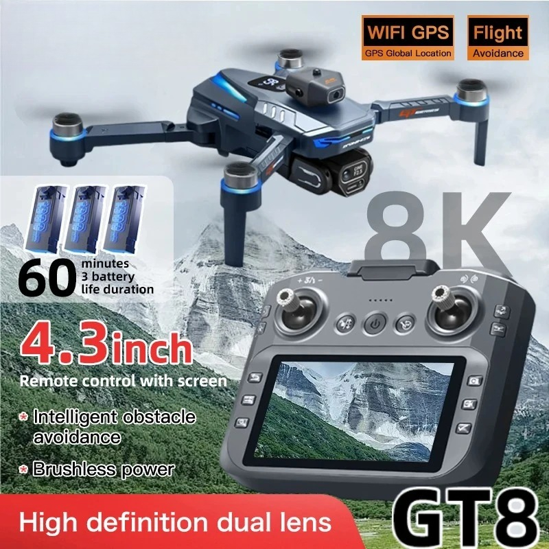 Jjrc Drone X12 - Dron Original GT8 8K Profesional con
