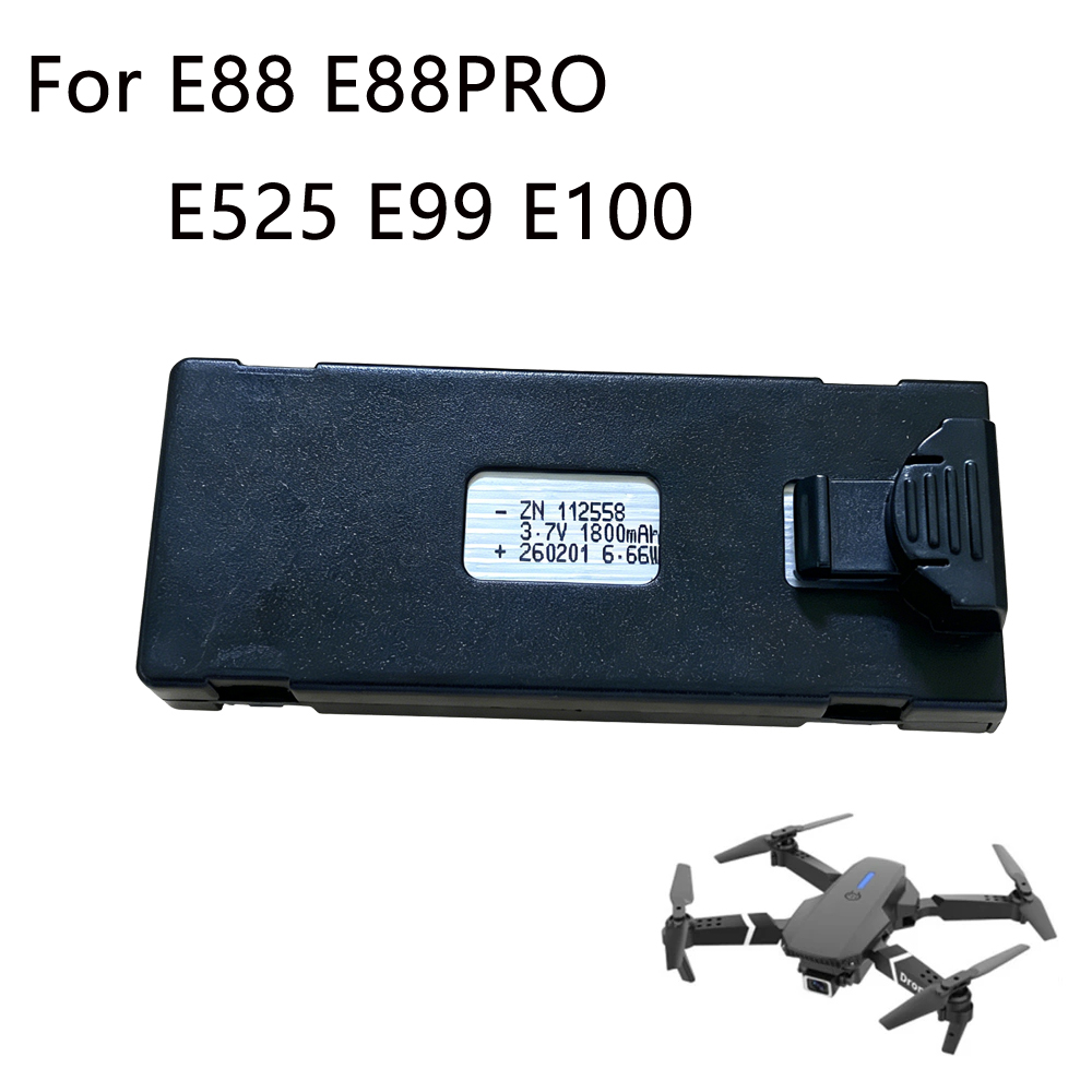 Batería recargable de iones de - Drone E88 Rc Quadcopter reseña y precio