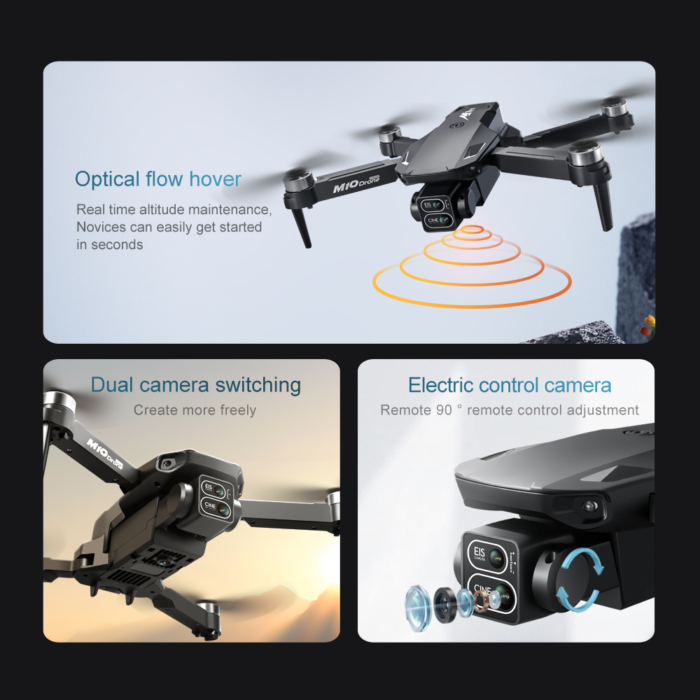 Dron Original M10 con control  - Jjrc Drone X12 reseña y precio