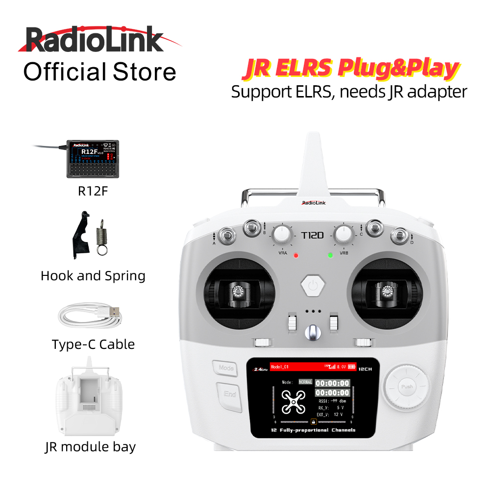 Módulo RadioLink T12D JR 12CH  - Drone Rc Leading reseña y precio
