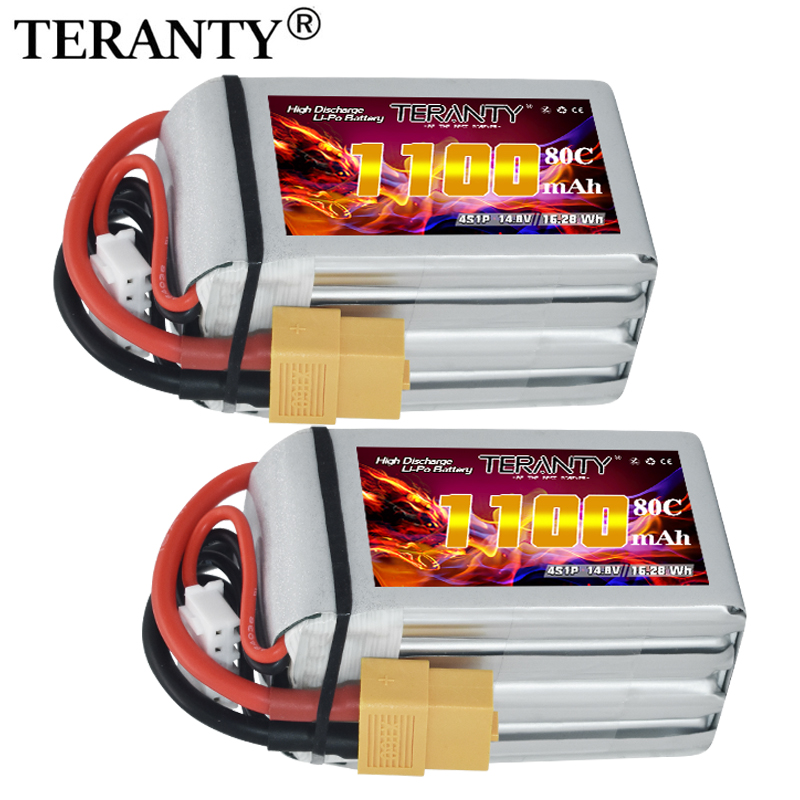Batería Lipo TERANTY 4S 1100mA - Drone Rc Leading reseña y precio