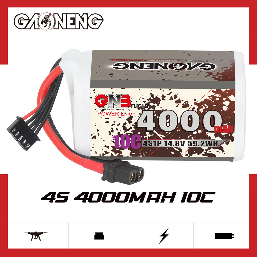 GNB 4000mAh 4S 14,8 V 10C 20C  - Drone Rc Leading reseña y precio