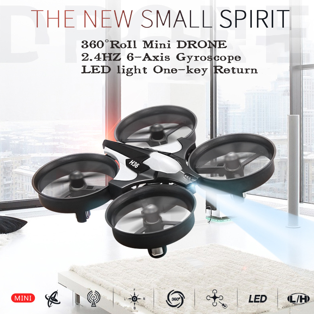 Mini Dron JJRC H36 2.4G de 6 E - Drone Ae Rc reseña y precio