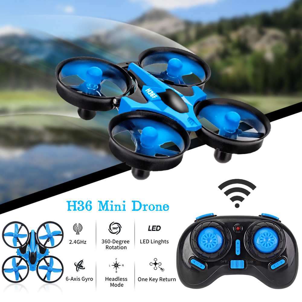 Mini Dron JJRC H36 2.4G de 6 E - Drone Ae Rc reseña y precio