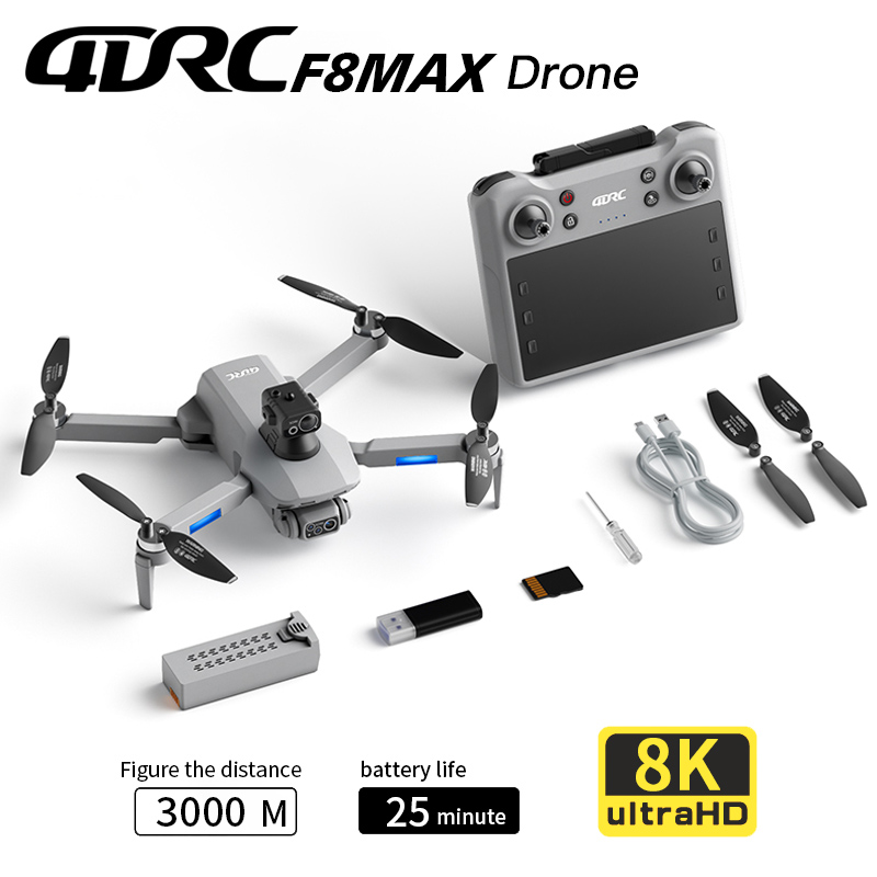 Dron F8 MAX GPS profesional co - Jjrc Drone X12 reseña y precio